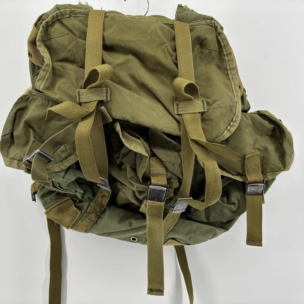 US Army Military LC-1 Medium Combat Field Pack Alice Backpack No Frame Vintage C